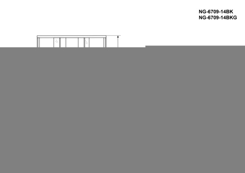 Душевая кабина Niagara Classic 67091414BKG 100х100 четверть круга без крыши ориентация универсальная - фото 4